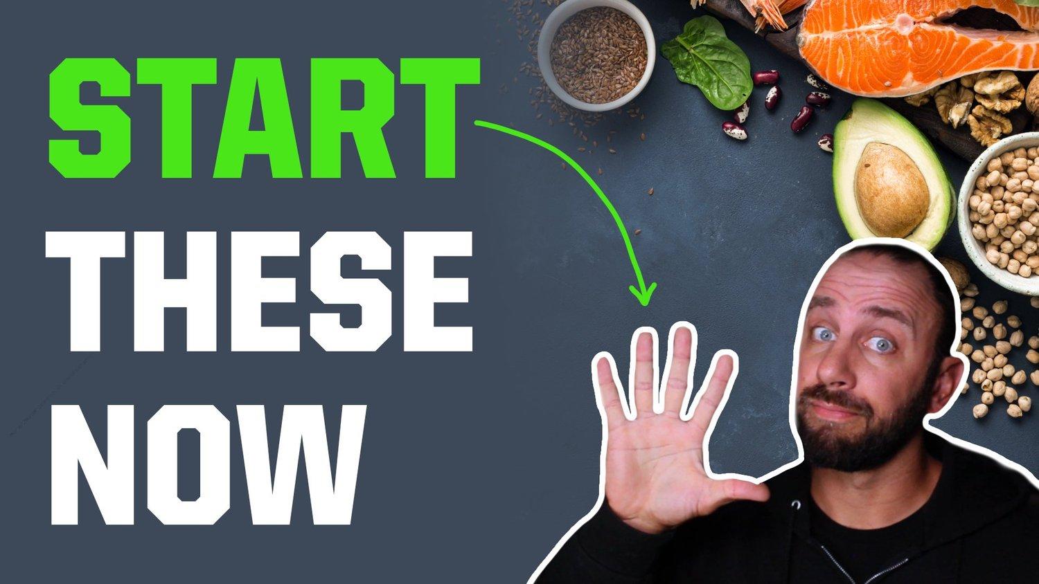 5 SIMPLE STEPS for Men Over 40 to Fix Their Nutrition