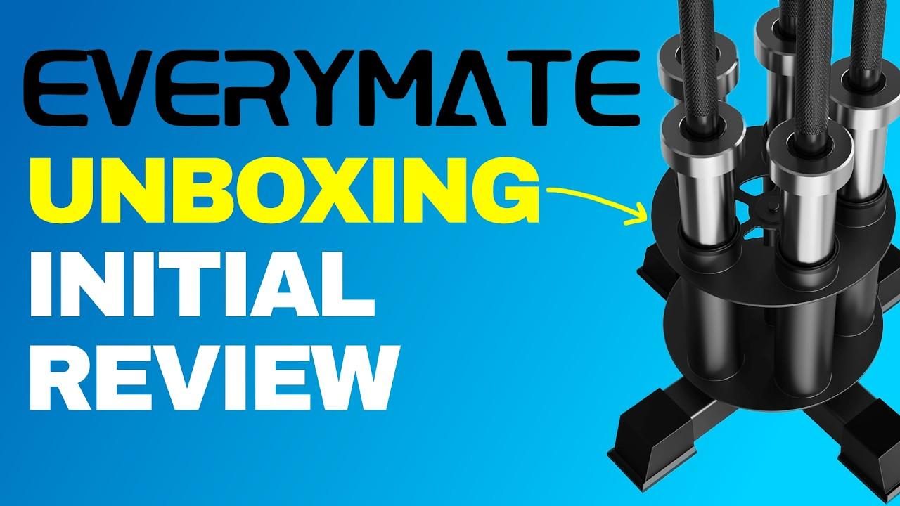 Everymate 5 Bar Rotating Barbell Holder