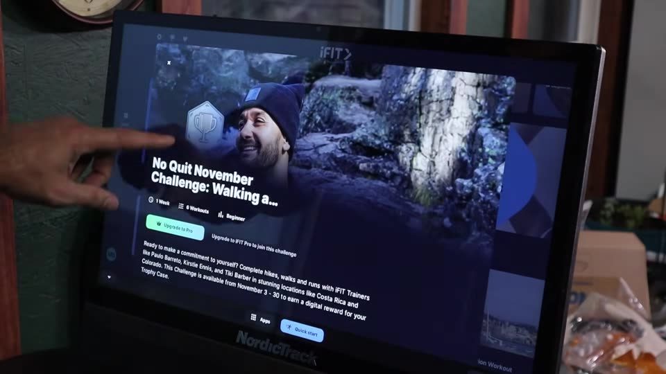 iFIT on the 24-inch screen