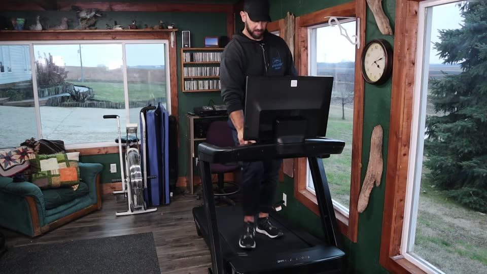 My parents' rebuilt home gym
