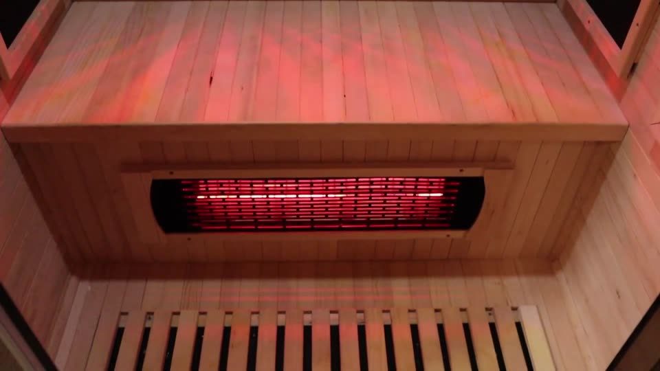 The heater under the bench