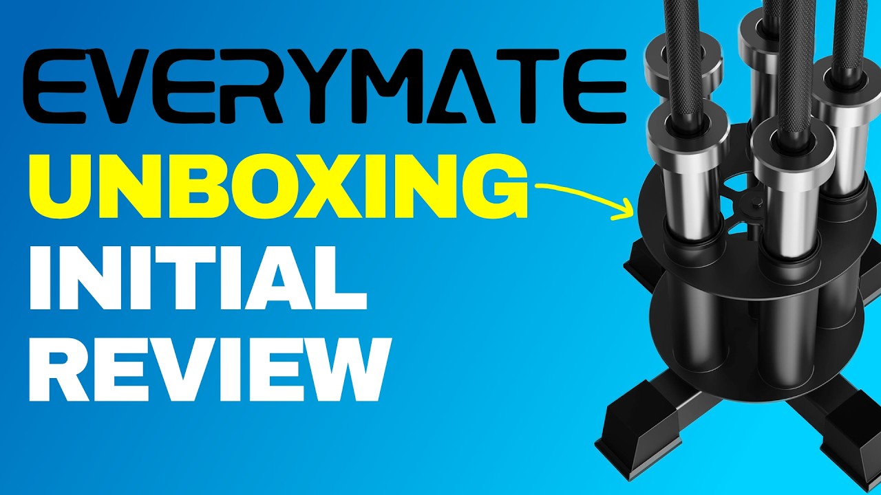 Everymate 5 Bar Rotating Barbell Holder